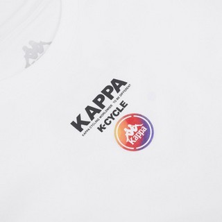 卡帕KAPPA 柔软针织 男款短袖运动T恤 L 漂白