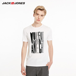JackJones 杰克琼斯  219101557 男士短袖T恤