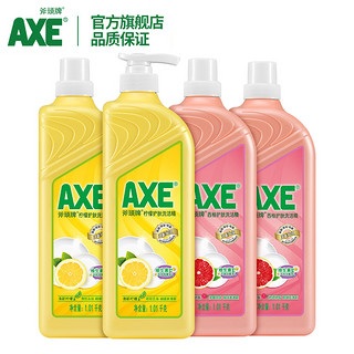 AXE 斧头 柠檬西柚洗洁精 1.01kg*4瓶 *2件