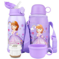 有券的上、京东PLUS会员：Disney 迪士尼 双盖儿童水杯保温杯 600ML 送杯套 +凑单品