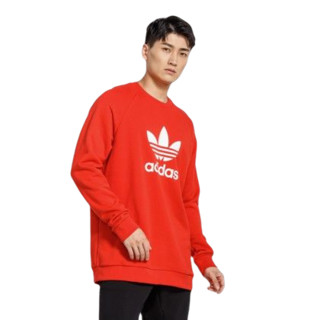 adidas Originals TREFOIL CREW 男士运动卫衣 FM3781 红色