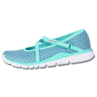 DECATHLON 迪卡侬 BALLERINA 女童平跟步行鞋 8381456-1 薄荷蓝 30