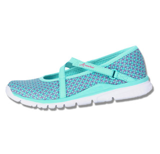 DECATHLON 迪卡侬 BALLERINA 女童平跟步行鞋 8381456-1 薄荷蓝 30