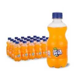 芬达 Fanta 橙味汽水 碳酸饮料 300ml*12瓶 整箱装 *10件