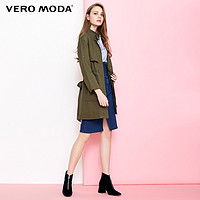 VERO MODA 318321543 女款中长款风衣外套