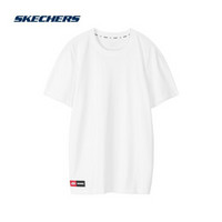 Skechers斯凯奇春夏男子运动宽松短袖T恤衫L220M157 亮白色/0019 L *6件