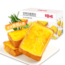 BE&CHEERY 百草味 岩烧乳酪吐司面包 600g