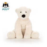 jELLYCAT 邦尼兔 jellycat英国进口白色Perry北极熊婴儿童超柔软毛绒安抚玩具包邮