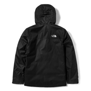 The North Face 北面 NF0A4U7M 男士三合一冲锋衣 4U7M KX7/黑色 M