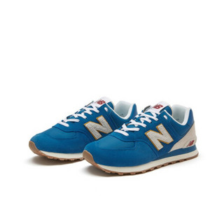 New Balance NB官方2020新款中性款574系列ML574SCA休闲鞋缓震中底科技经典 蓝色 36