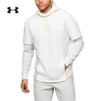 安德玛官方UA Fleece男子运动连帽卫衣Under Armour1351338 白色112 L