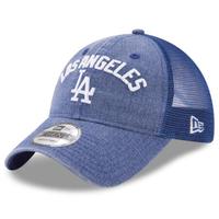 MLB男女棒球帽LA洛杉矶道奇队浅蓝色弯檐透气网眼可调节遮阳帽2856318 single OSFA