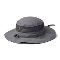 Columbia哥伦比亚遮阳帽渔夫帽春夏款钓鱼户外徒步大檐挡光防晒帽COL02S5 City Grey 53.3-59.7cm