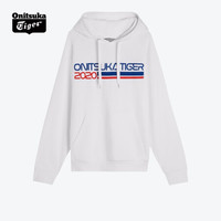 Onitsuka Tiger鬼塚虎连帽卫衣男女时尚简约  2183A441-119 白色 L