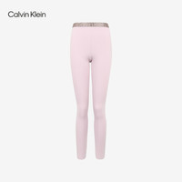 CK Underwear 2020秋冬款 女装时尚LOGO腰边保暖长裤 QS6518AD 7ZH-粉色 S