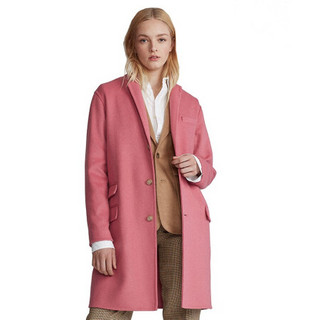 Ralph Lauren/拉夫劳伦女装 经典款混纺单排扣外套20905 D71-红色 XS
