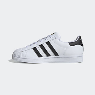 阿迪达斯官网 adidas 三叶草 SUPERSTAR W 女鞋经典运动鞋FV3284 白/黑 36(220mm)