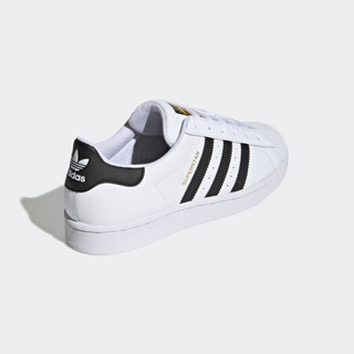 阿迪达斯官网 adidas 三叶草 SUPERSTAR W 女鞋经典运动鞋FV3284 白/黑 36(220mm)