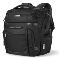 Samsonite新秀丽男女同款多功能纯色透气现代使用便携旅行背包1173581041 Black