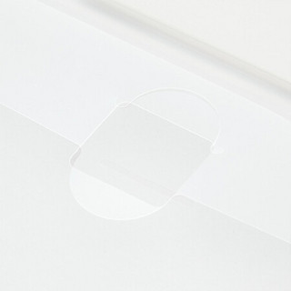 无印良品 MUJI 聚丙烯透明文件夹/带侧围 29.7x21cm尺寸用/竖型/折边宽约8mm