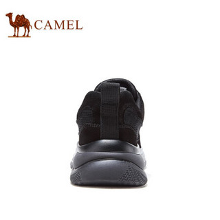 骆驼（CAMEL） 运动鞋男百搭老爹鞋透气户外跑步鞋 A032541410 黑色 40