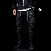 MSGD运动长裤 新款暗夜系列机能运动男子黑色插扣运动长裤 Fortitude Black 坚毅黑(预售) XL