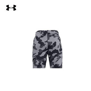 安德玛官方UA Rival Joggers男童抓绒运动印花长裤Under Armour1357629 黑色001 童XS