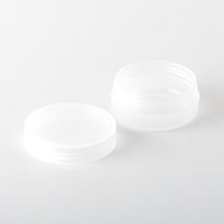 无印良品 MUJI 聚丙烯乳霜盒/S 透明 约7g/φ36×16mm