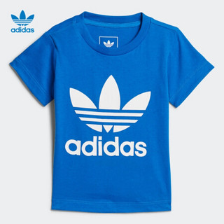 阿迪达斯adidas 三叶草 I TRF TEE 男婴童 短袖上衣 CE4318 蓝/白 86CM