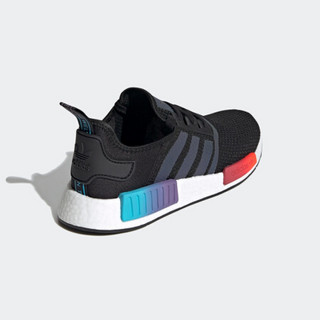 阿迪达斯官网 adidas 三叶草 NMD_R1 男女鞋经典运动鞋FW4365 一号黑 40(245mm)