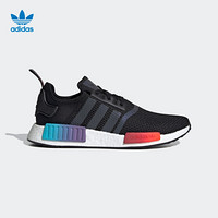 阿迪达斯官网 adidas 三叶草 NMD_R1 男女鞋经典运动鞋FW4365 一号黑 40(245mm)