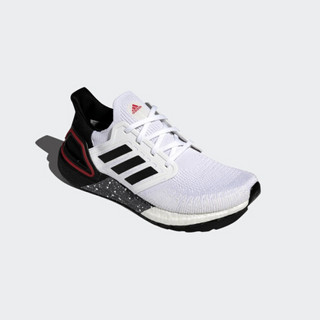 阿迪达斯官网 adidas ULTRABOOST_20 男鞋跑步运动鞋H67837 白/一号黑/浅猩红 43(265mm)