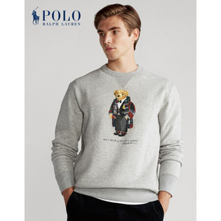 Ralph Lauren/拉夫劳伦男装 2020年秋季粗呢小熊起绒布运动衫12670 020-灰色 L