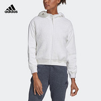 阿迪达斯官网 adidas 女装运动型格连帽拉链梭织夹克外套FT1760 如图 L