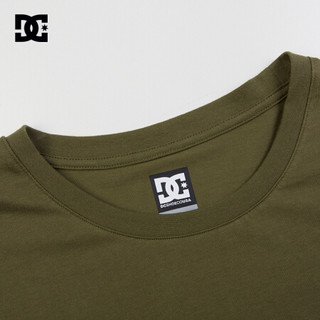 DCSHOES 2020春夏新款时尚潮流动物印花圆领短袖T恤男GDYZT20108 绿夹色 L