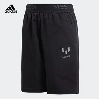 阿迪达斯官网 adidas YB M WV SHORT 大童装训练运动梭织短裤DJ1275 黑 164CM