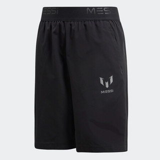 阿迪达斯官网 adidas YB M WV SHORT 大童装训练运动梭织短裤DJ1275 黑 164CM