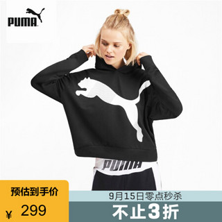 PUMA彪马官方 新款女子简约休闲连帽卫衣 MODERN 581034 黑色 01 XL