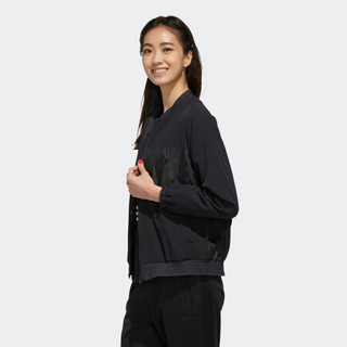 阿迪达斯官网 adidas neo W CS FTM JKT 女装运动茄克外套EI4306 黑色 A/XL(170/96A)