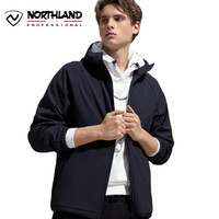 诺诗兰（NORTHLAND）2020秋冬情侣外套户外风雪外套 保暖软壳外套男女款 纯黑色（男） 185