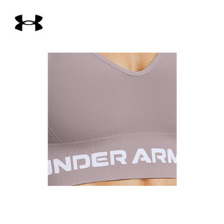 安德玛官方UA Seamless女子运动内衣—低强度Under Armour1357719 粉色667 M