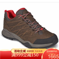 The North Face北面登山鞋男鞋运动鞋徒步鞋 BROWN/RED-NF0A39HZ 8.5/41