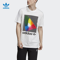 阿迪达斯官网adidas 三叶草 男装经典运动短袖T恤EI6216 如图 XS