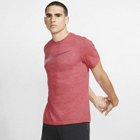 耐克Nike男士训练T恤吸湿排汗圆领短袖上衣AR5968 Un Red/White 4XL