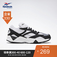 Reebok官方 运动经典 AZTREK 96 男女休闲鞋 EGZ01 DV7246_白色/黑色 43