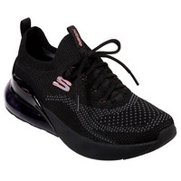 SKECHERS斯凯奇女鞋系带轻质单鞋织物透气运动鞋休闲鞋13275 BLACK 10