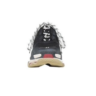 BALENCIAGA巴黎世家男鞋TRIPLE S 运动鞋老爹鞋时尚厚底复古撞色 44