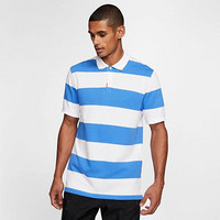 Nike耐克男士POLO衫短袖条纹T恤BV0377 Blue/White/White 2XL