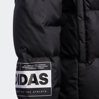 阿迪达斯官网 adidas YB J DOWN JKT 大童装冬季训练羽绒服DU0221 黑/鲜红/白 140CM