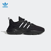 阿迪达斯官网 adidas 三叶草 HAIWEE 男女经典运动鞋EG9575 一号黑/白 42(260mm)